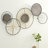 Metal Handmade Plate Black Wall Decor with Textured Pattern