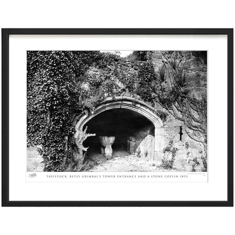 Tavistock, Betsy Grimbal's Tower Entrance And A Stone Coffin 1893 by Francis Frith - Single Picture Frame Print