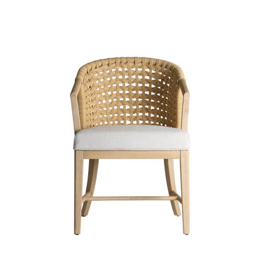 Havenport Handwoven Rattan Dining Armchairs
