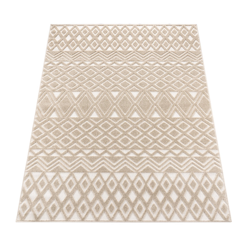 Frodsham Solid Colour Indoor / Outdoor Area Rug, Rectangular 160 x 230cm
