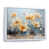 White Floater Framed