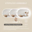 Miroir de salle de bain mural ovale à rétroéclairage à DEL avec anti-buée et à intensité variable Maléia-462603168
