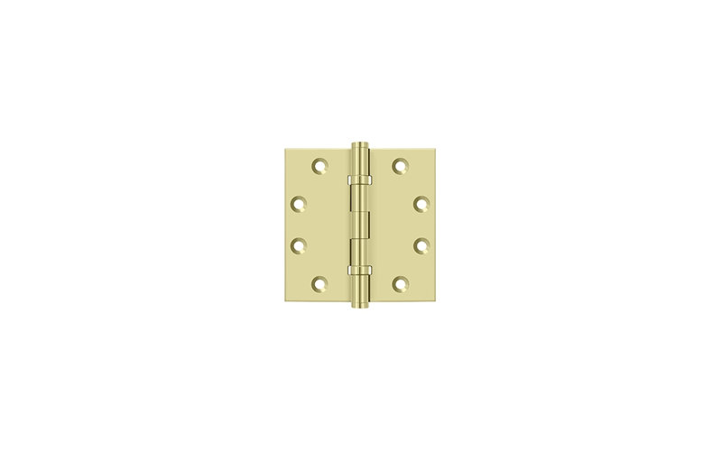 102'' x 102'' Butt Bearing Hinge, Unlacruered Brass