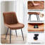 Side Chair in Brown