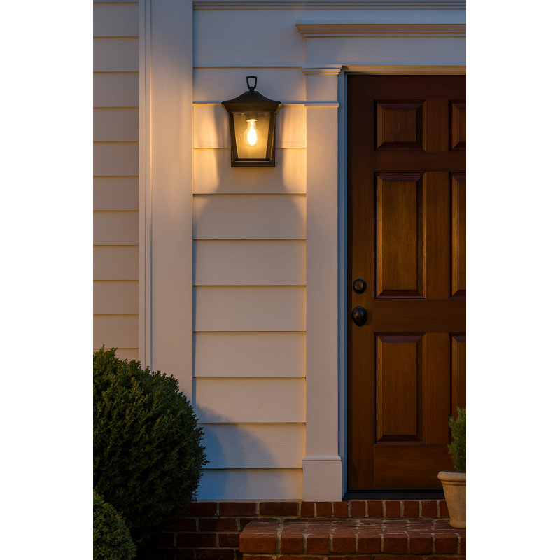 Bromley Museum Black Outdoor Wall Lantern