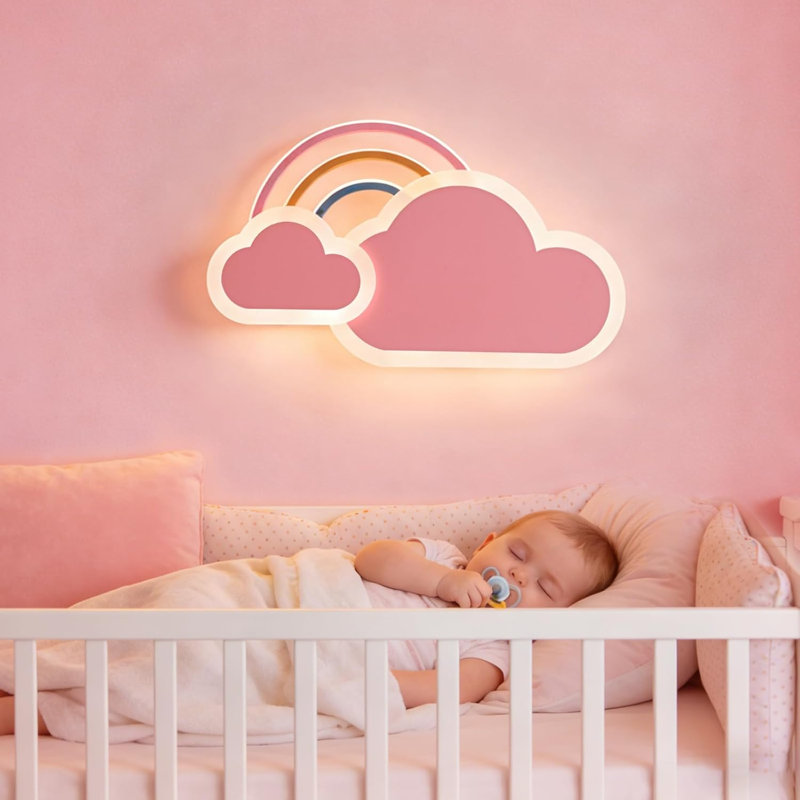 LED Flush Mount, Pink