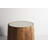 Turn Solid Wood Accent Stool-12837192