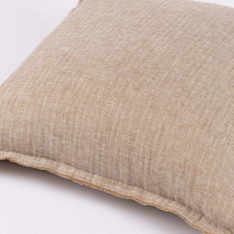 KENT PILLOW, OCHRE/NATURAL, EURO, Ochre