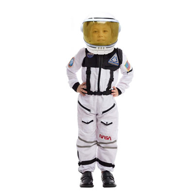 Astronaut Costume with Helmet, Space Suit for Toddler S