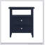 Table de chevet 2 tiroirs Weston Midnight Blue-937060556