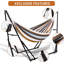 Hamac avec support en acier pliable, tension réglable Frabic
