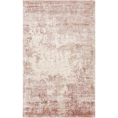 Hand Loomed Viscose Abstract Indoor Rug