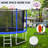 Creationstry 12' x 12' Round Backyard Trampoline
