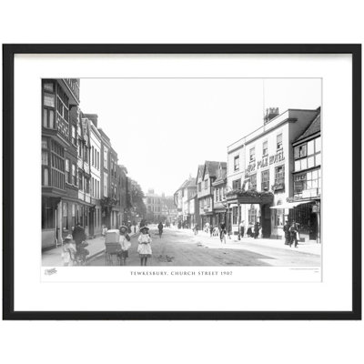 Tewkesbury, Church Street 1907 by Francis Frith - Single Picture Frame Print