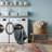 Transitional Bohemian Distressed Washable Non Slip Area Rug-1931792742