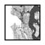 « seattle routes », impression sur toile tendue grise-22639226-72679414-72679415