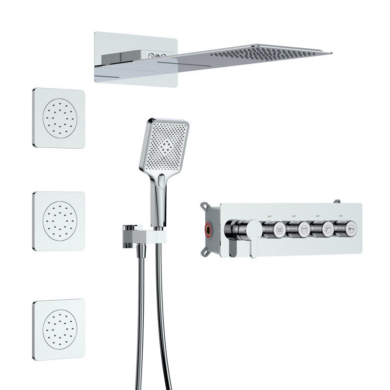 Robinet de douche, Chrome
