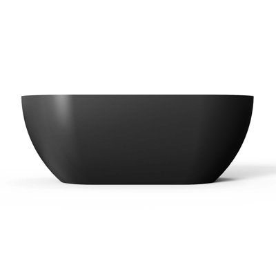 59" Small Size Artificial Stone Solid Surface Freestanding Bathroom Bathtub