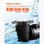 Pompe de piscine hors terre 1,5 HP / 0,35 HP Pompe de piscine à double vitesse 110 GPM / 52 GPM