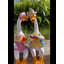 Lovers Duck, statue exquise, lecture, résine, sculptures créatives
