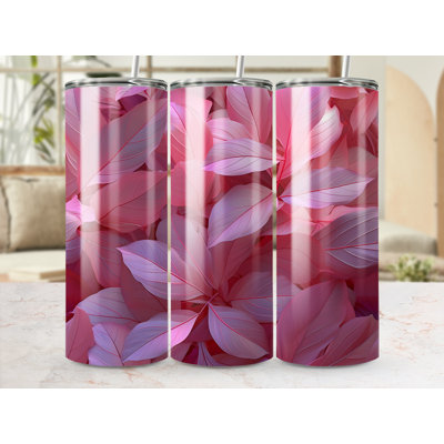 Choose Handmade Tumblers 591 mL Vacuum Insulated Stainless Steel (18/8) Travel Tumbler with Straw