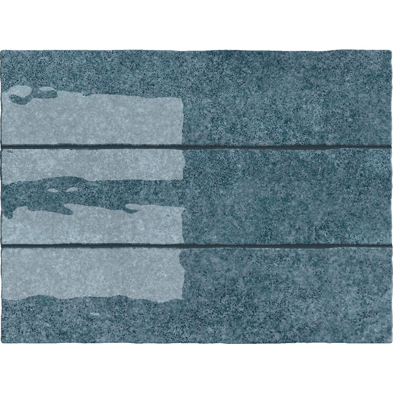 3x12 Glossy Ceramic Subway Wall Tile – Handmade Artisan Look for Kitchen Backsplash, Shower & Bathroom, Navy