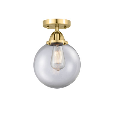 Glass Semi Flush Mount