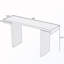 Console avec pieds réglables-413388147
