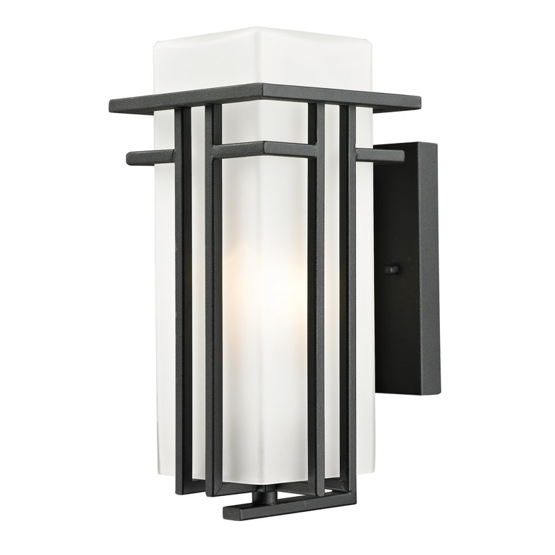 Driden Glass Wall Light, 11.75" H x 5.5" W x 7" D