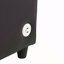 Orisfur. Fauteuil convertible surdimensionné de 51,57 po avec trois ports USB pour petit espace, noir