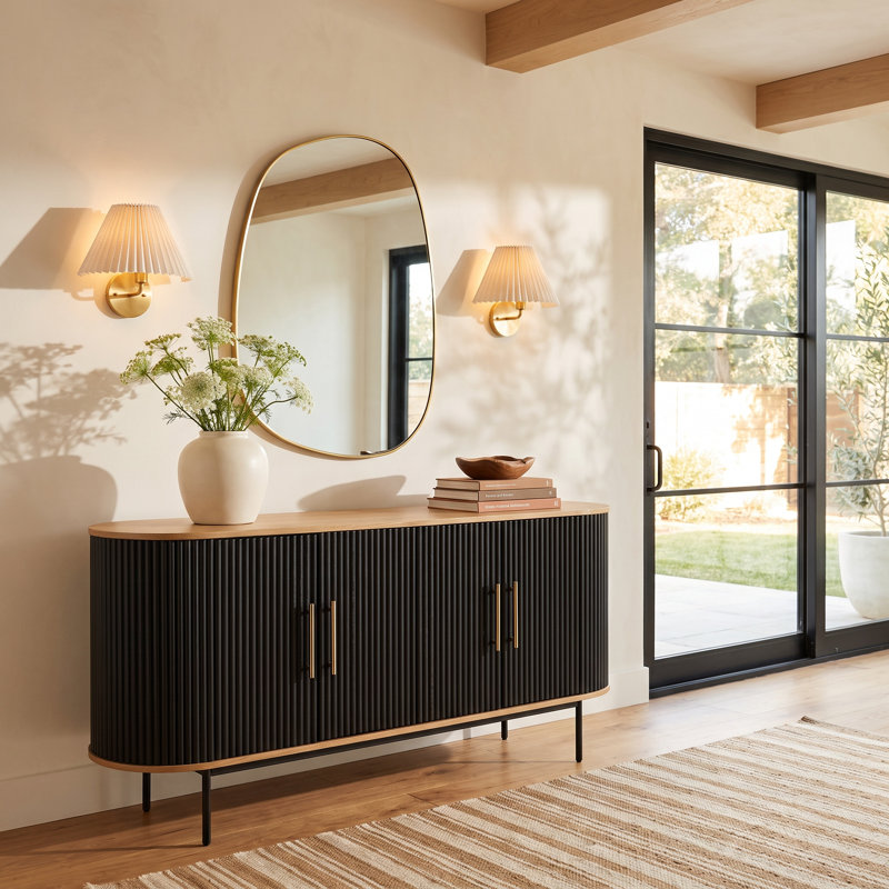 Almita Noir 65" Sideboard