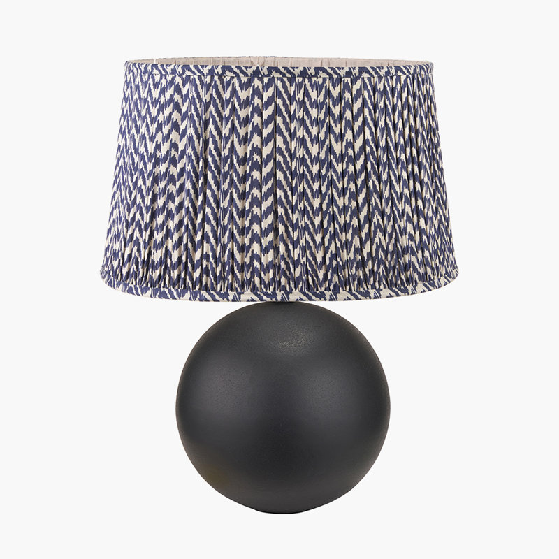 Bechara Metal Table Lamp, Blue