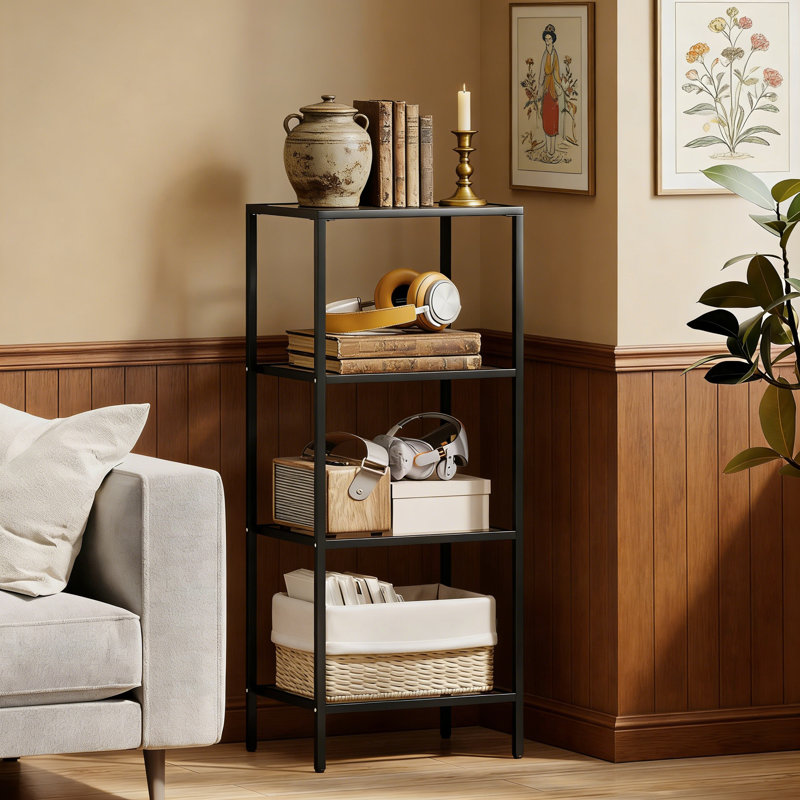 96.5cm H x 40cm W Metal Standard Bookcase
