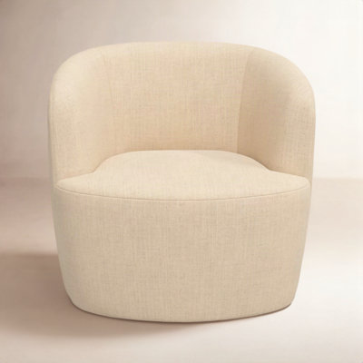 Fauteuil demi-tonneau pivotant Mina