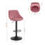 Paynter Swivel Upholstered Adjustable Height Counter Stool with Metal Frame-1519342153