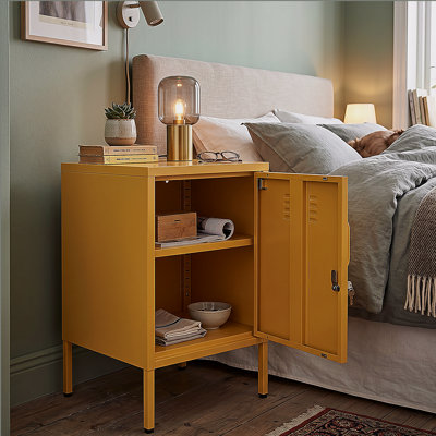 Multi-functional metal storage cabinet