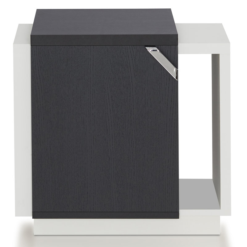 Block End Table, Black