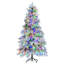 Arbre de Noël pré-éclairé enneigé-1346676651