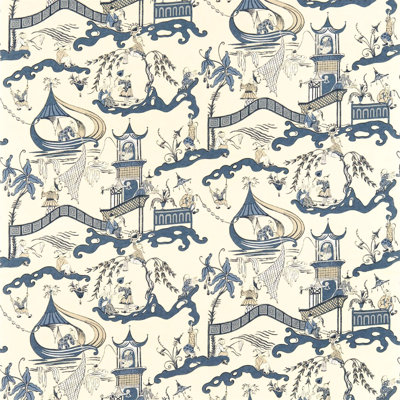 Pagoda River Fabric