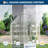 Greenhouse 6x4 FT Aluminum-Framed Heavy Duty Polycarbonate with Quick Setup Structure and Roof Vent Large Enhanced Outdoors Green House Kit-120848488