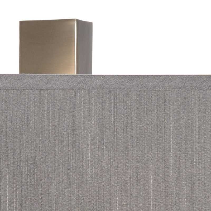Lampe de table 34 po Jaxon, Nickel brossé, Gris foncé