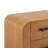 Luna Modern Wood 2-Drawer Nightstand With Metal Handles-119608854