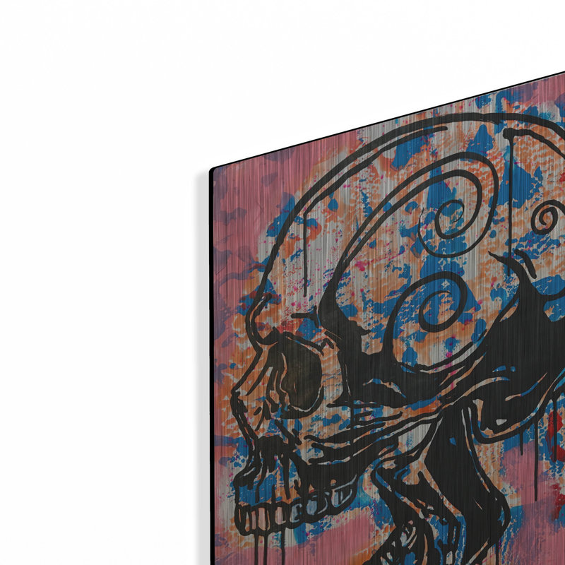 «Screaming Skull 1» par Dean Russo, H 16 po x l 12 po