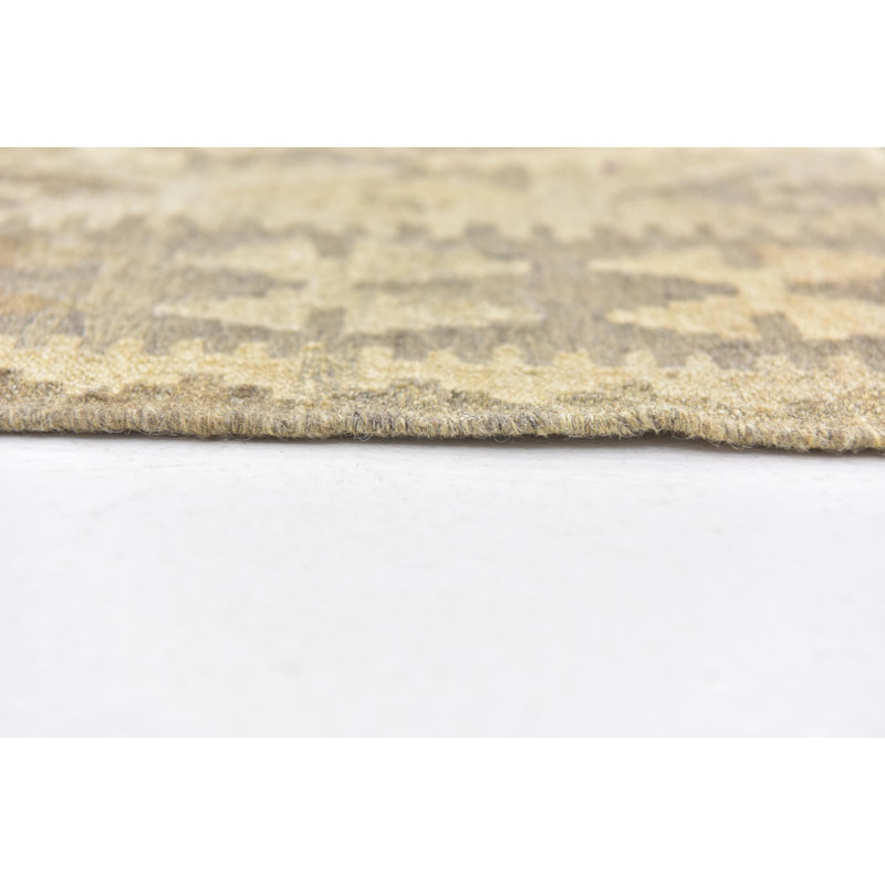 Tapis de zone en laine noué la 5 pi 3 po x 6 pi 9 po one-of-kind Lorain