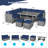 9 - Person Patio Conversation Set with Cushions-1368862509