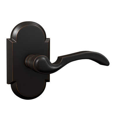 Levier de passage Bravura 903-G2 sur rosace arquée en bronze huilé - LH