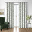 Tinsley Ivy Cotton Grommet Top Drapery Panel Set of 2-109854476