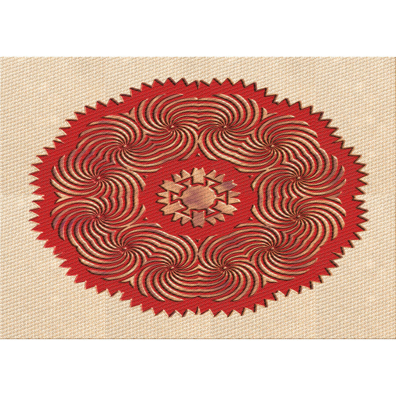 Moroccan Indoor Rug, Rectangle 4' x 6'