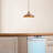 Adjustable Height Single Pendant With Metal Cap-516906330