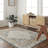 Mac Machine Woven Area Rug in Brown/Gray-739958857